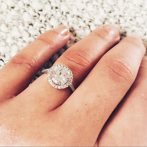 1.4 ct CZ Round Engagement Wedding Band Ring NEW!! - Picture 5 of 6